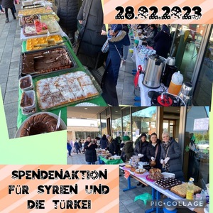 Spendenaktion Erdbeben 2023